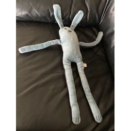 Doudou Lapin Bleu et Bleu Marine Du Pareil Au Même 45cm