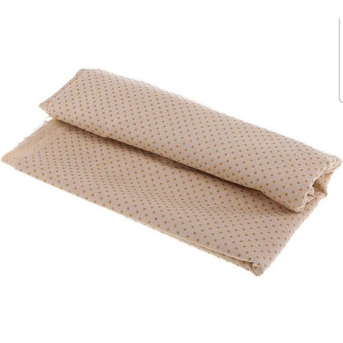 Tissu beige dore fonce brillant