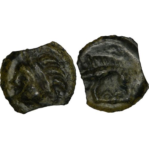 Gaule - Leuques - Potin À La Tête D'Indien - 75-50 Bc - Dt.227 - Lt.9078. - 25-343