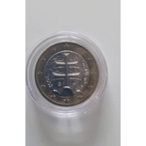 Pièce Rare De 1 Euro, " Slovensko", De 2009. Slovenie. Très Bon Etat.