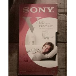 Cassette VHS vierge Sony premium 120 minutes