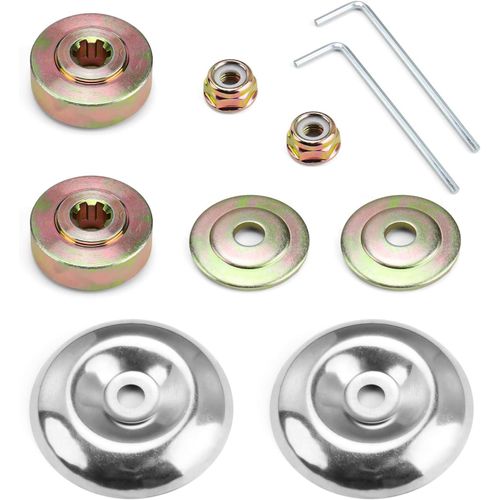 10 Pièces Detachees Debroussailleuse,Kit Ecrou Tete Debroussailleuse Universelle,Kit Fixation Ecrou Lame Boîte,pour Pieces Detachees pour Debroussailleuse et Tondeuses à Gazon