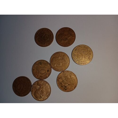 Piece De Monnaie De 10 Centimes Francaise De 1977 A L'unite