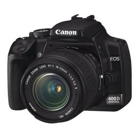 CANON EOS 400D 10.1 mpix + Objectif EF-S 18-55mm Noir