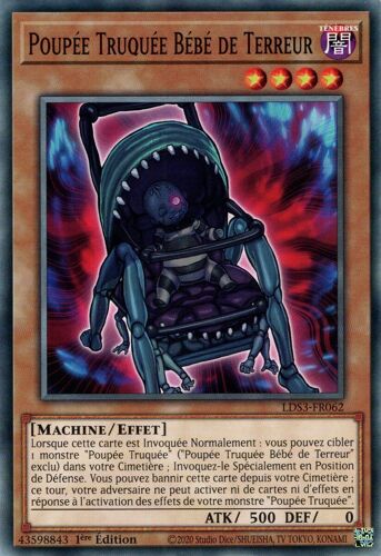 Yu Gi Oh Lds3 Fr062 Poupée Truquée Bébé De Terreur