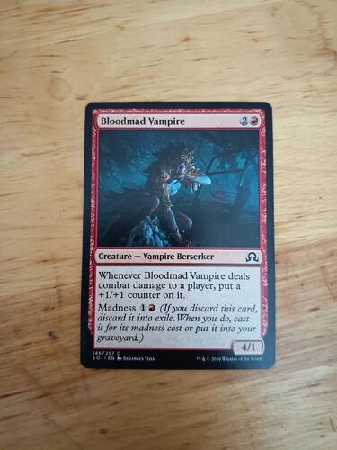 Bloodmad Vampire // Vampire Hématomane (Ténèbres Sur Innistrad)