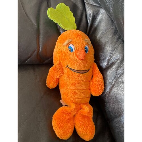 doudou peluche carotte billes playtive junior lidle 36cm