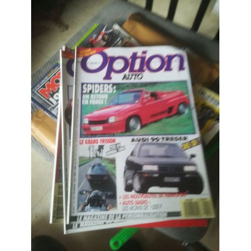 Option Auto 19 De 1987 Audi 90 Treser,Citroen Ax Xanthia,Corsa Spider Michalak,Porsche 924 S4,Honda Cbr1000f