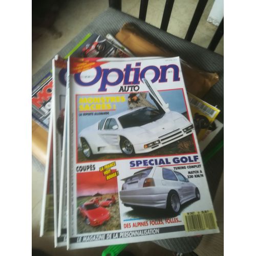 Option Auto 20 De 1987 Golf Gti 16s Ras,Peugeot 205 Gti Dimma,Zender Vision 3,Isdera Imperator 108i,Kodiak F1,Mvs Venturi