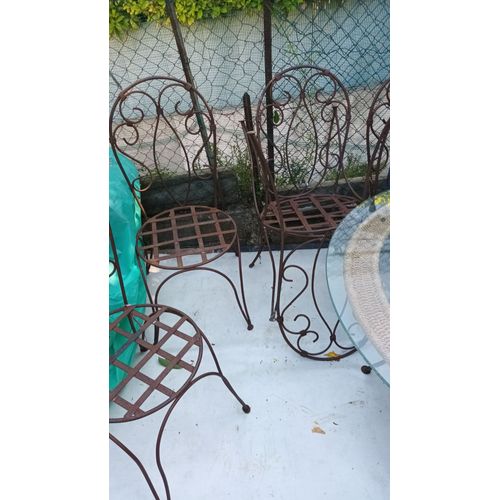 Chaises De Jardin Fer Forgé Lot De 10 Où À L'Unité À Venir Récupérer Sur Place