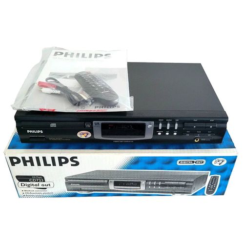 OLD SCHOOL PHILIPS CD 723 - 1999 - LECTEUR AUDIOPHILE - BITCHECK DAC - TC - 5*
