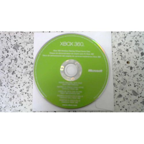 Disque De Démonstration Du Volant Sans Fil Xbox 360