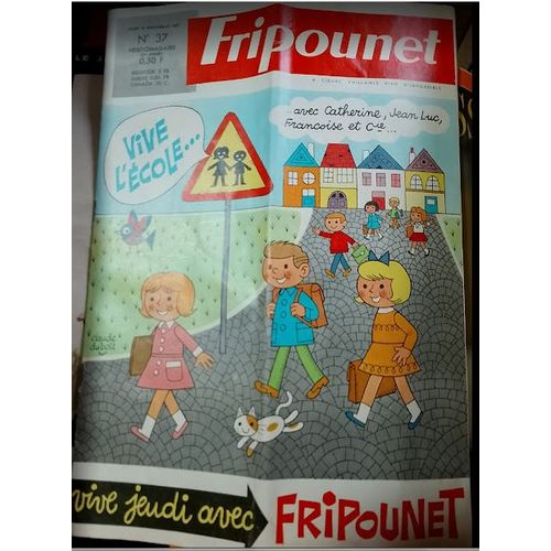 Fripounet Marisette 37 14 Septembre 1967 Vive L'École