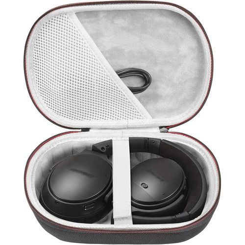 Housse de transport pour casque compatible avec Bose QC35, QC35ii, QC15, QC25 - sac de voyage à coque rigide
