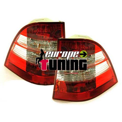Feux Tuning Rouge Cristal Pour Mercedes Ml W163 98-05