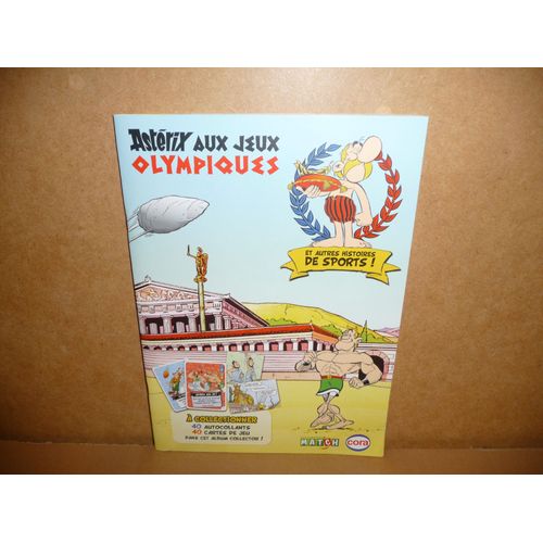 Album Collector Cora - Astérix Aux Jeux Olympiques. Autocollants Et Cartes De Jeux