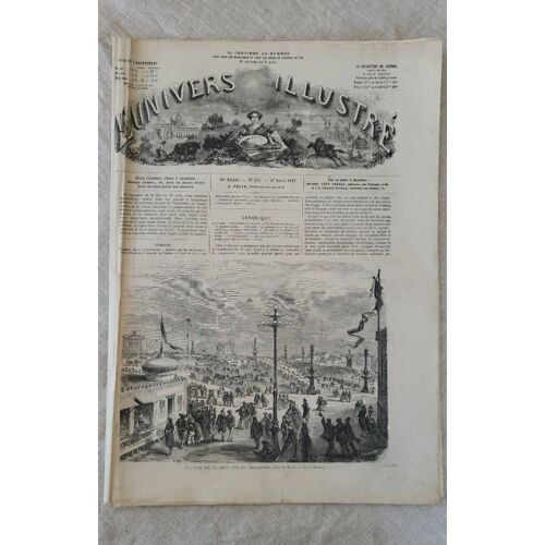 L Univers Illustré Journal No 657 - 17 Août 1867.