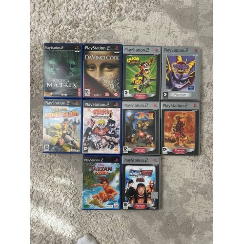 Lot 11 Jeux Ps2 Originaux ¿ Crash, Spyro, Naruto, Jak, 100% Testés
