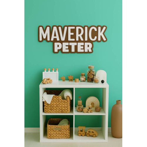 Prénom personnalisé décoration murale bébé enfant | Cadeau naissance | Bois ou acrylique