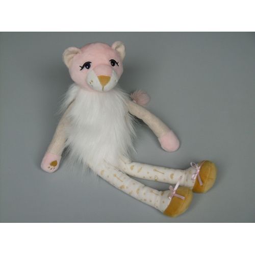 Doudou Lionne Rose Blanc Kaloo