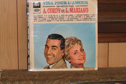 Anny . Cordy Et Luis . Mariano Visa Pour L'amour 33 Tours