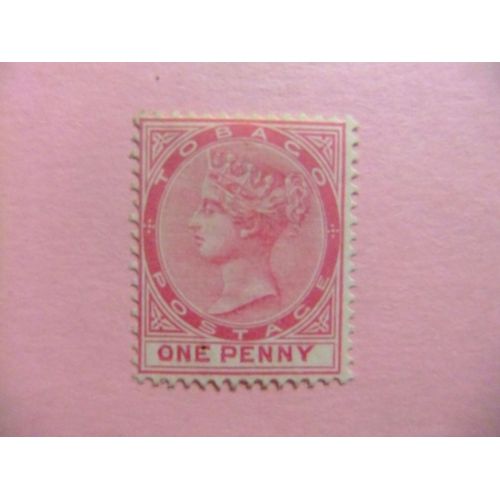 51 Tobago 1885 1894 / Queen Victoria / Yvert 20 Mh Stanley 21 Mh