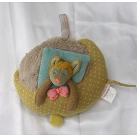 Doudou Boîte A Musique Loup Vert Les Tartempois Moulin Roty