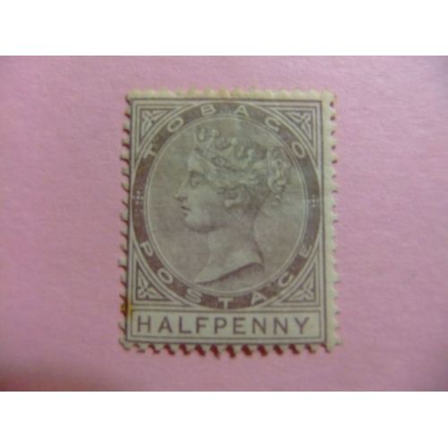 51 Tobago 1883 -1884 / Reine Victoria / 14 (*) Sin Goma Stanley 14 Sin Goma