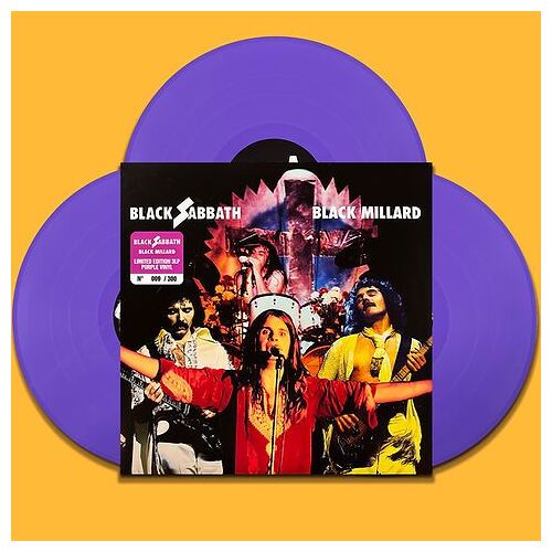 3lp Black Sabbath - Black Millard (Purple Coloured, 300 Numbered Copies)