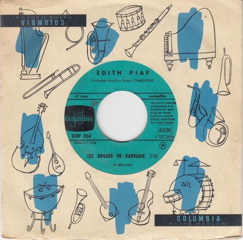 Edith Piaf : Les Orgues De Barbarie (2'40) // Eden Blues (3'15)