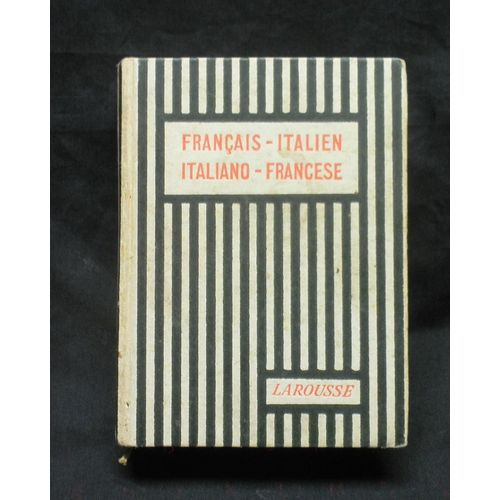 Dictionnaire Français-Italien / Italiano-Francese Larousse 1947