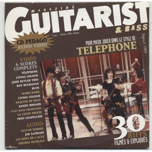 Guitarist & Bass -Pour Mieux Jouer Dans Le Style De Telephone - 232 / 04.05.2010 - Cd Seulement