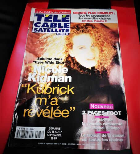 Télé Cable N° 488 Nicole Kidman 11/9/1999
