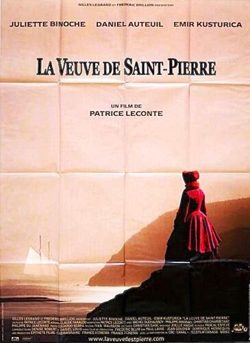 La Veuve Saint Pierre De Patrice Leconte - 2000 - Juliette Binoche - Daniel Auteuil - Emir Kusturica - Affiche Cinéma Originale Pliée - 120 X 160
