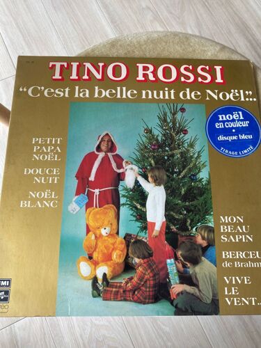 Tino Rossi La Plus Belle Nuit De Noël - Disque Bleu