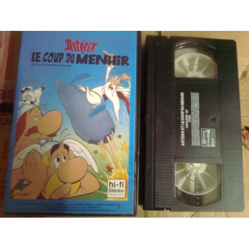 Cassette Vidéo Vhs - Asterix Et Le Coup Du Menhir - Philippe Grimond