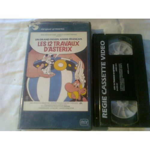 Cassette Vidéo Vhs - Les 12 Travaux D'Asterix - René Goscinny