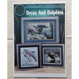 Orques Et Dauphins Lot De Grilles De Point De Croix