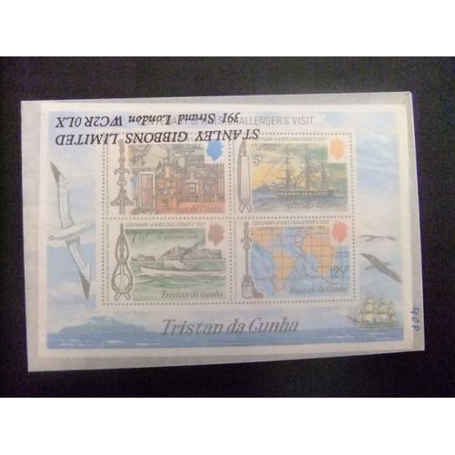 51 Tristan Da Cunha 1973 / Centenaire Du Visite H.M.S. Chalenger / Yvert Bloc 1 Mnh