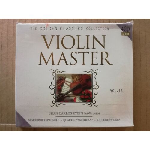 Violin Master - Vol 15 - The Golden Classics Collection - Edition Pochette Pack - 4 Cd Compilation - Import Italy - Edition Azzurra ( P ) 2008