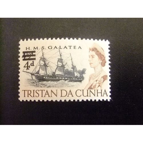 51 Tristan Da Cunha 1967 / Elizaberth Ii (Galatea) / Yvert 108 Mnh