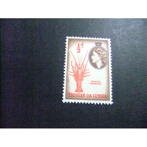51 Tristan Da Cunha 1953 / Elizaberth Ii (Homard) / Yvert 14 Mh