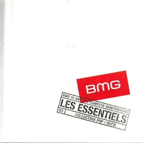 Bmg 10 Ans 1cd Anniversaire Les Essentiels Collection Pop Rock. (P) & © Compilation 2020 ?Bmg Rights Management France Sarl. Made In E.U. Cd Album De 9 Tubes Format Exclusif Cardsleeve Cd Rare Epuisé