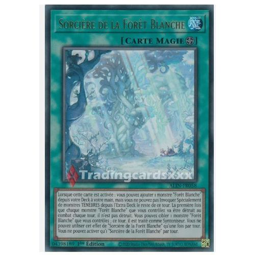 Yu Gi Oh Alin Fr058 Sorcière De La Forêt Blanche Ultra Rare