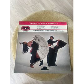 Tangos Et Pasos Célèbres Par Manolo Ortega Et Mario Ramirez Et Leurs Orchestres.Vinyle 33 Tours