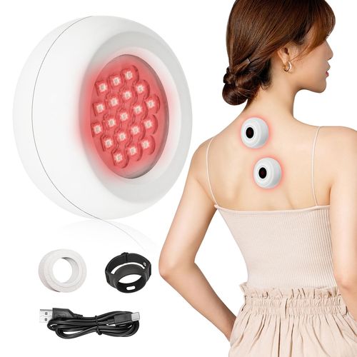 Appareil Médical De Thérapie Lumineuse Portable - Double Spectre 660nm/850nm | Anti-Douleur & Récupération Musculaire (Blanc)