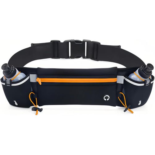 Ceinture Running Course À Pied - Aqsacokiya - Sac Banane Sport Belt Avec Gourde Souple Porte Bidon Poche Etanche Homme Femme