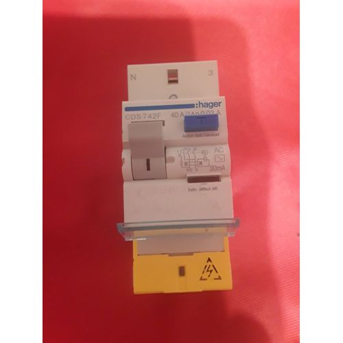 INTERRUPTEUR HAGER CDS742F 40A 0.03A