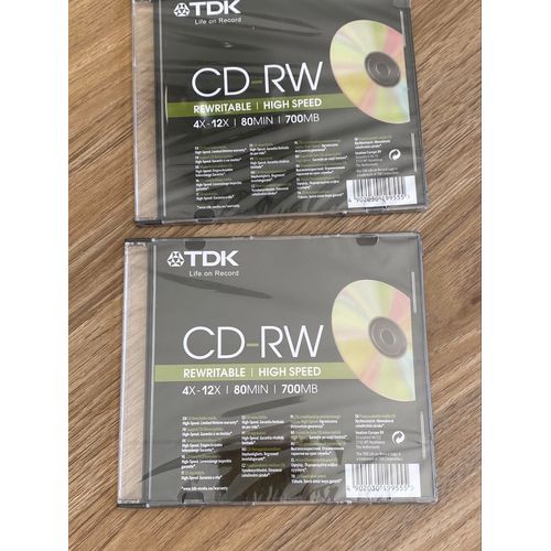 2 CD-RW 80 min