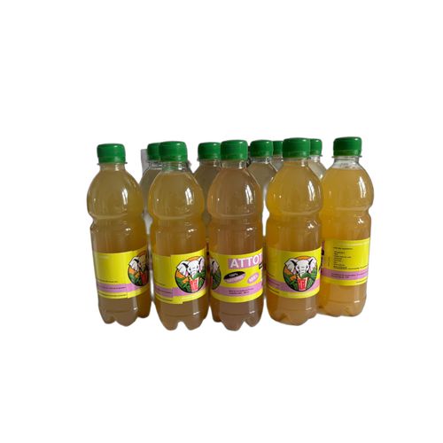 Attote Original Au Miel Brut De Côte D'Ivoire ¿ Lot De 10 Bouteilles De 500 Ml | Nouvelle Bouteille | Mise En Bouteille En France | Sans Additifs ¿ Convient Aux Vegans ¿Sans Gluten ¿ Sans Sucre Ajouté